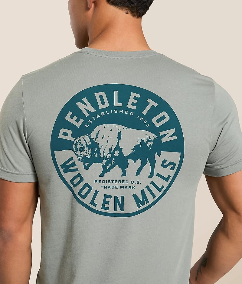 Bison Circle Stamp T-Shirt