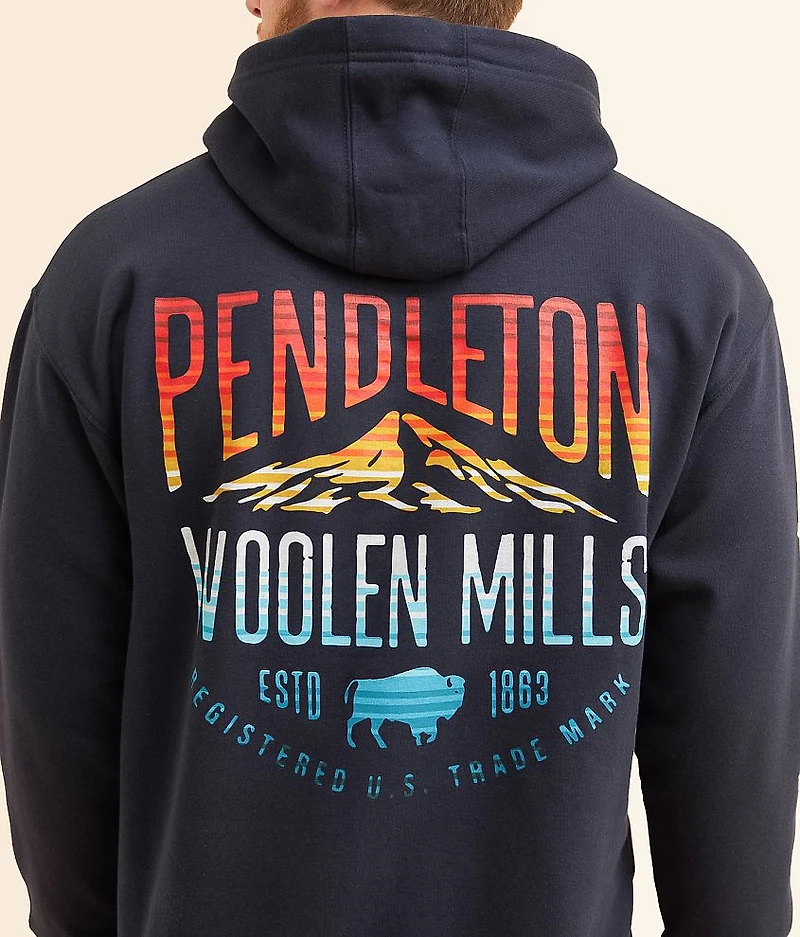 Ombre Logo Hooded Sweatshirt