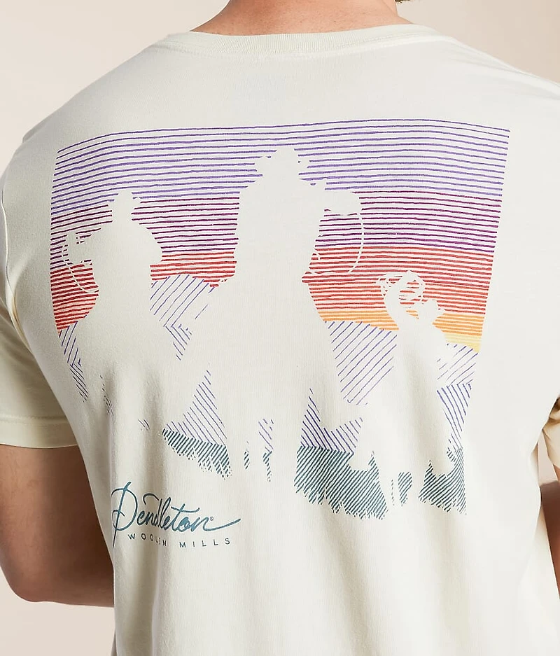 Sunset Cattle Drive T-Shirt