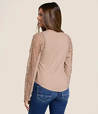 Pieced Crochet Top