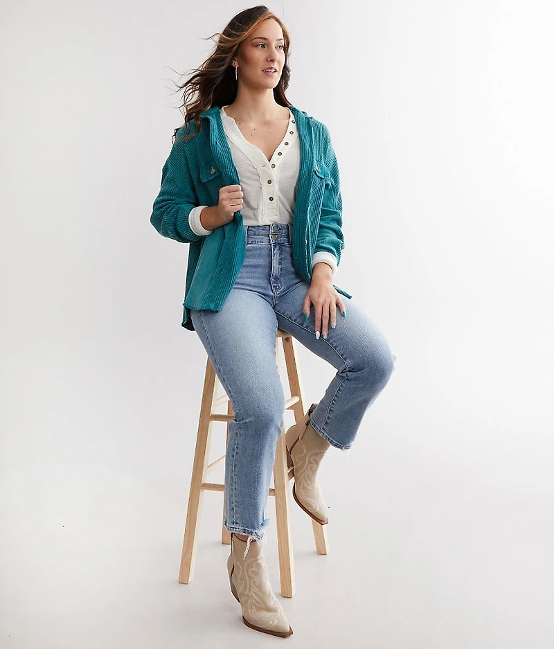 Parker Cropped Straight Stretch Jean