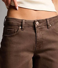 Taylor Low Slung Wide Leg Stretch Jean
