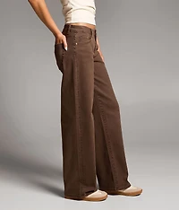 Taylor Low Slung Wide Leg Stretch Jean
