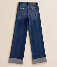 Girls - Mini Billie Wide Leg Stretch Cuffed Jean