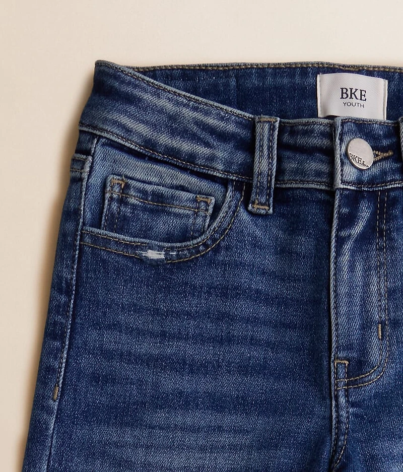 Girls - Mini Billie Wide Leg Stretch Cuffed Jean