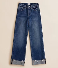 Girls - Mini Billie Wide Leg Stretch Cuffed Jean