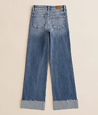 Girls - Mini Billie Wide Leg Stretch Cuffed Jean