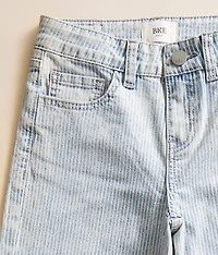 Girls - Mini Billie Pinstripe Wide Leg Stretch Jean
