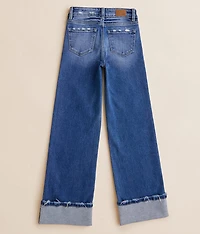 Girls - Mini Billie Wide Leg Stretch Cuffed Jean