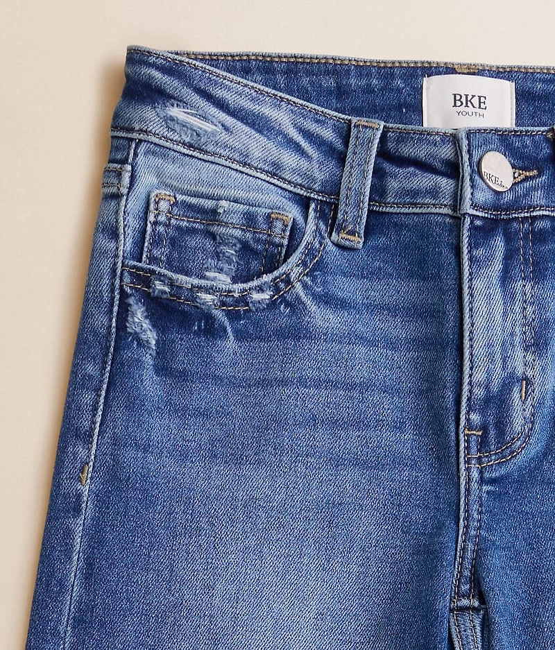 Girls - Mini Billie Wide Leg Stretch Cuffed Jean