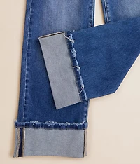 Girls - Mini Billie Wide Leg Stretch Cuffed Jean