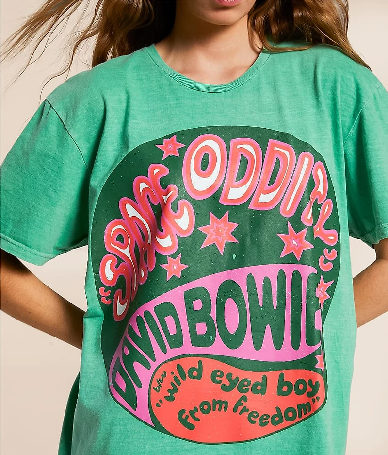 Davie Bowie Space Oddity Oversized Band T-Shirt