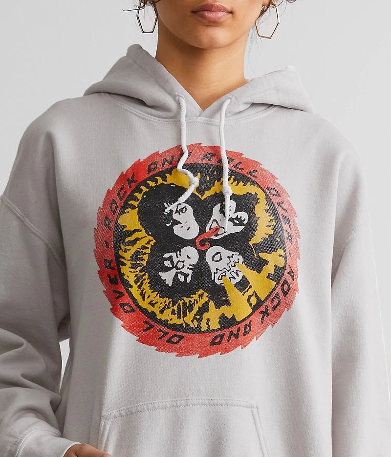 KISS Rock & Roll Hooded Band Sweatshirt