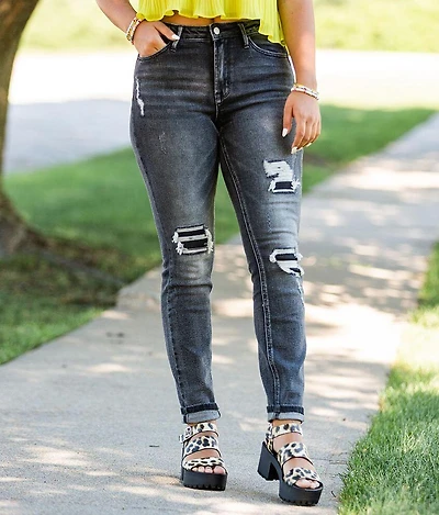 Curvy High Rise Skinny Stretch Jean