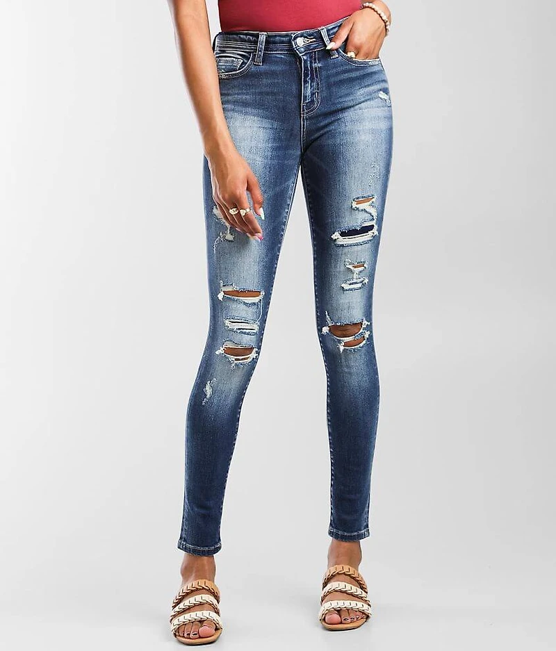 Mid-Rise Skinny Stretch Jean
