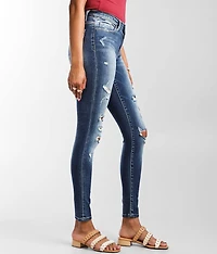 Mid-Rise Skinny Stretch Jean