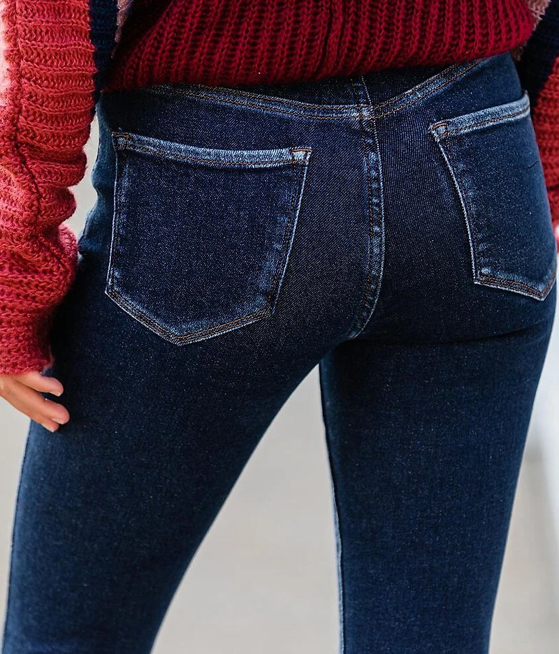 High Rise Ankle Skinny Stretch Jean