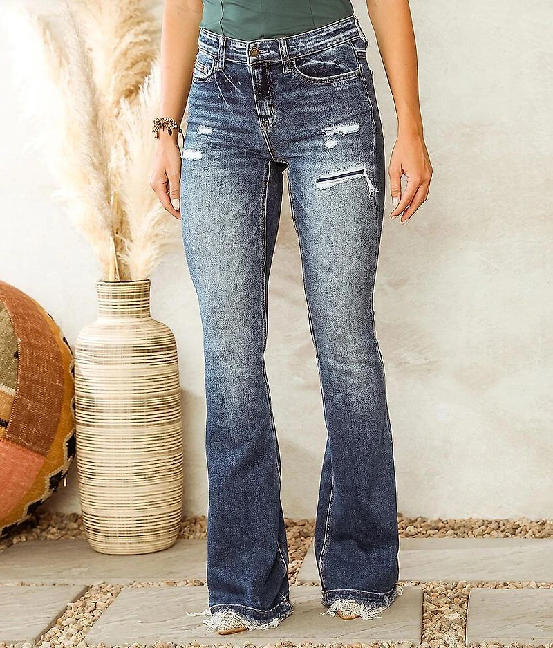 Bridge by GLY Hudson Mid-Rise Flare Stretch Jean
