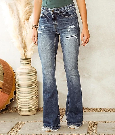 Bridge by GLY Hudson Mid-Rise Flare Stretch Jean