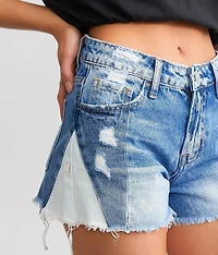 Elliott High Rise Pieced Short