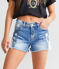 Elliott High Rise Pieced Short