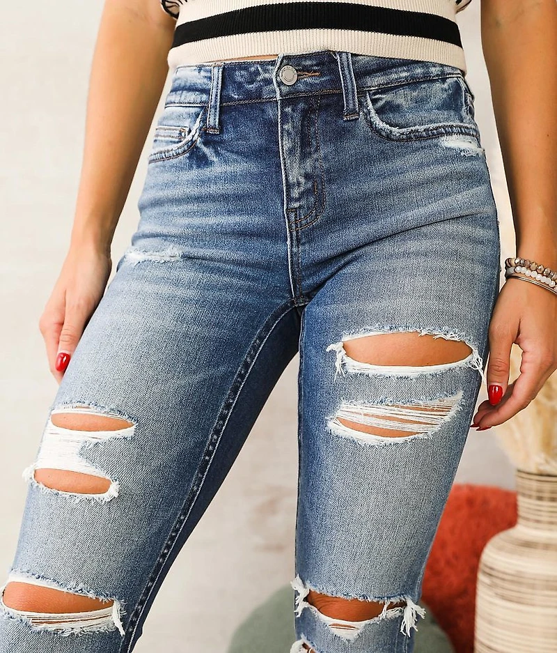 Mid-Rise Skinny Stretch Jean