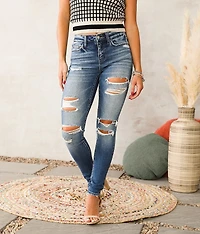 Mid-Rise Skinny Stretch Jean