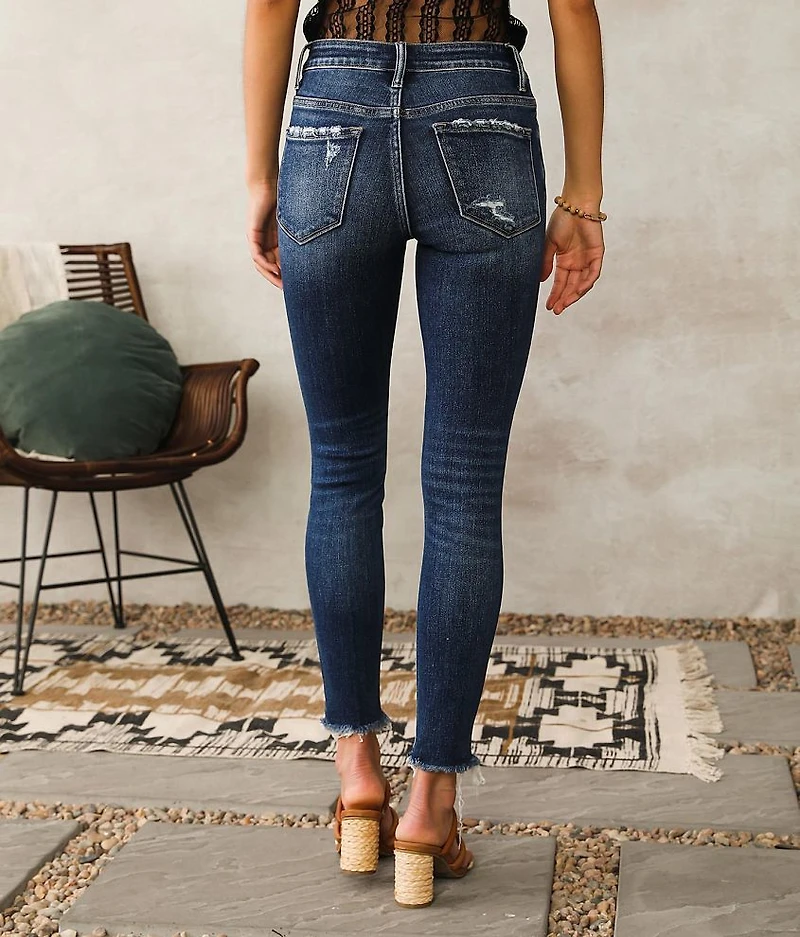 Hudson Mid-Rise Ankle Skinny Jean