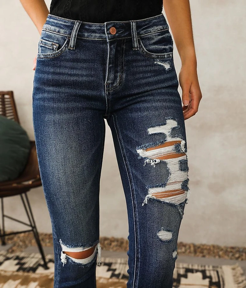Hudson Mid-Rise Ankle Skinny Jean