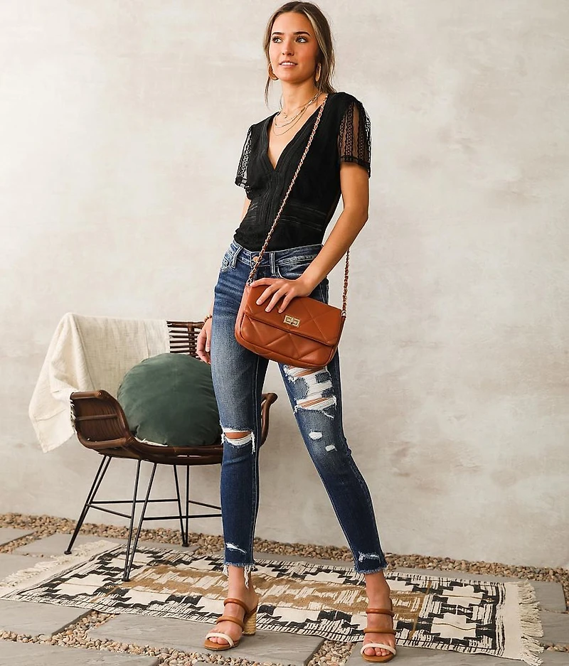 Hudson Mid-Rise Ankle Skinny Jean