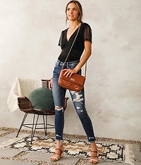 Hudson Mid-Rise Ankle Skinny Jean