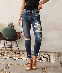 Hudson Mid-Rise Ankle Skinny Jean