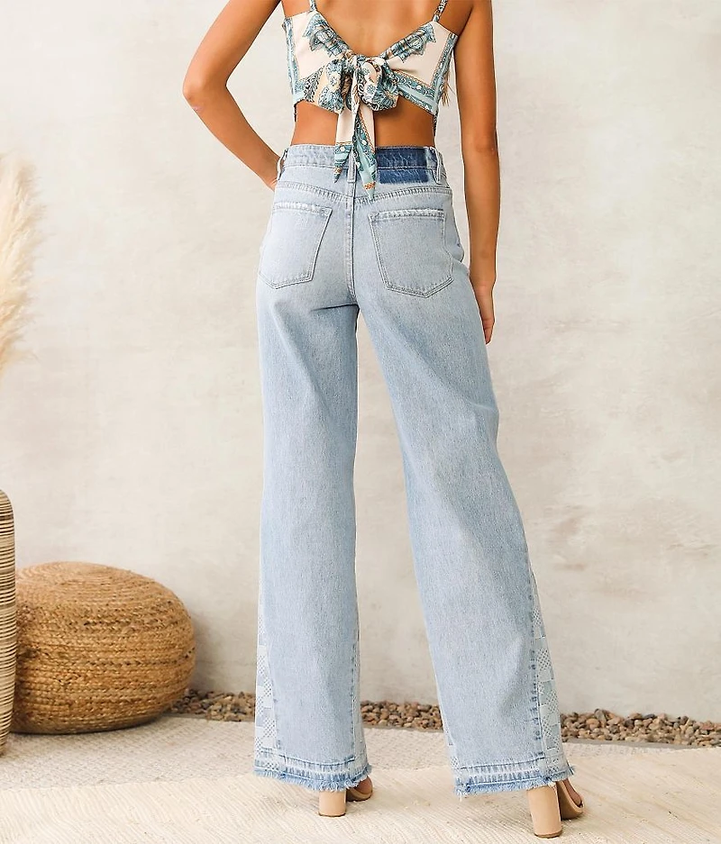 High Rise Wide Leg Jean