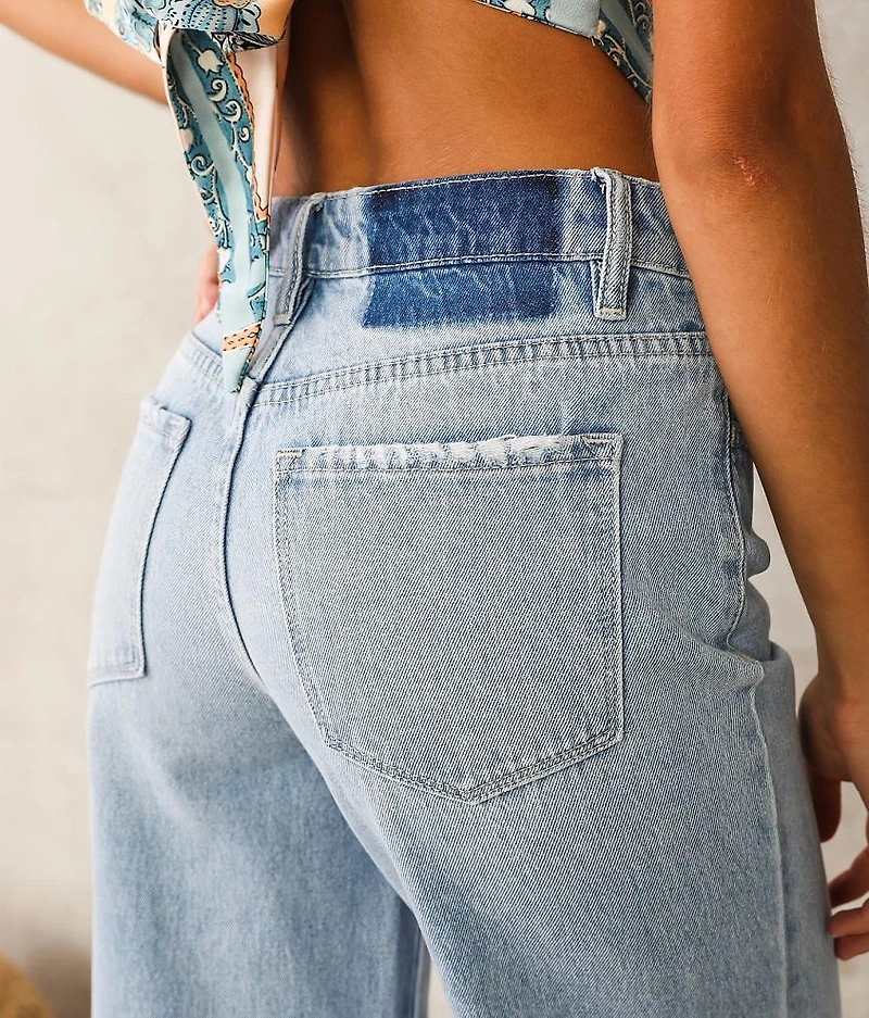 High Rise Wide Leg Jean