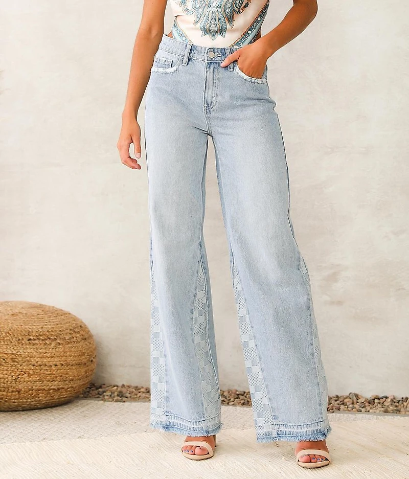 High Rise Wide Leg Jean