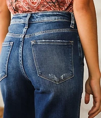 High Rise Wide Leg Stretch Jean