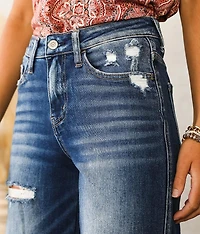 High Rise Wide Leg Stretch Jean