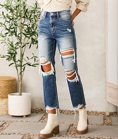Ultra High Rise Straight Jean