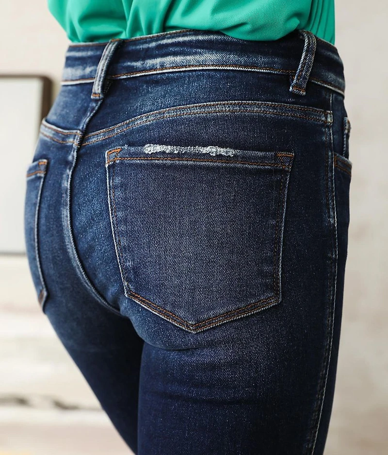 Mid-Rise Ankle Skinny Stretch Jean