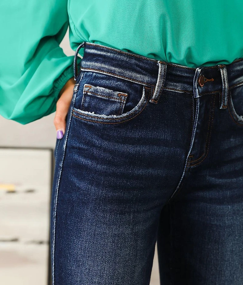 Mid-Rise Ankle Skinny Stretch Jean