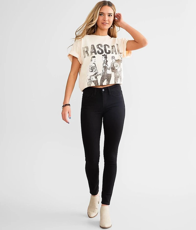 Mid-Rise Skinny Stretch Jean