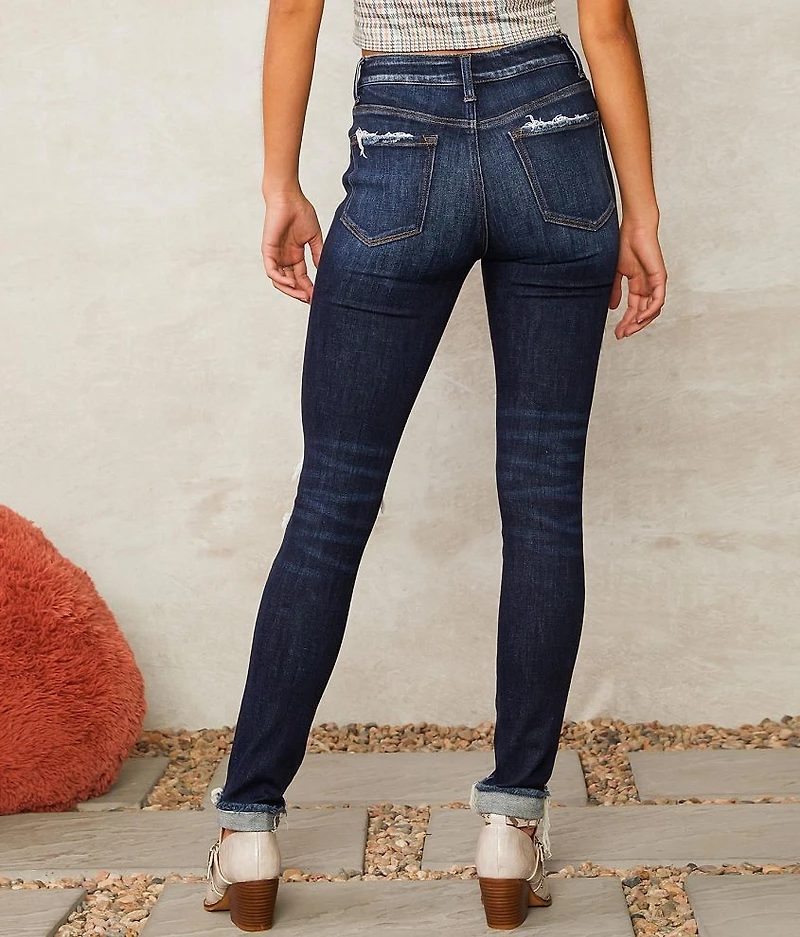 Mid-Rise Skinny Stretch Jean