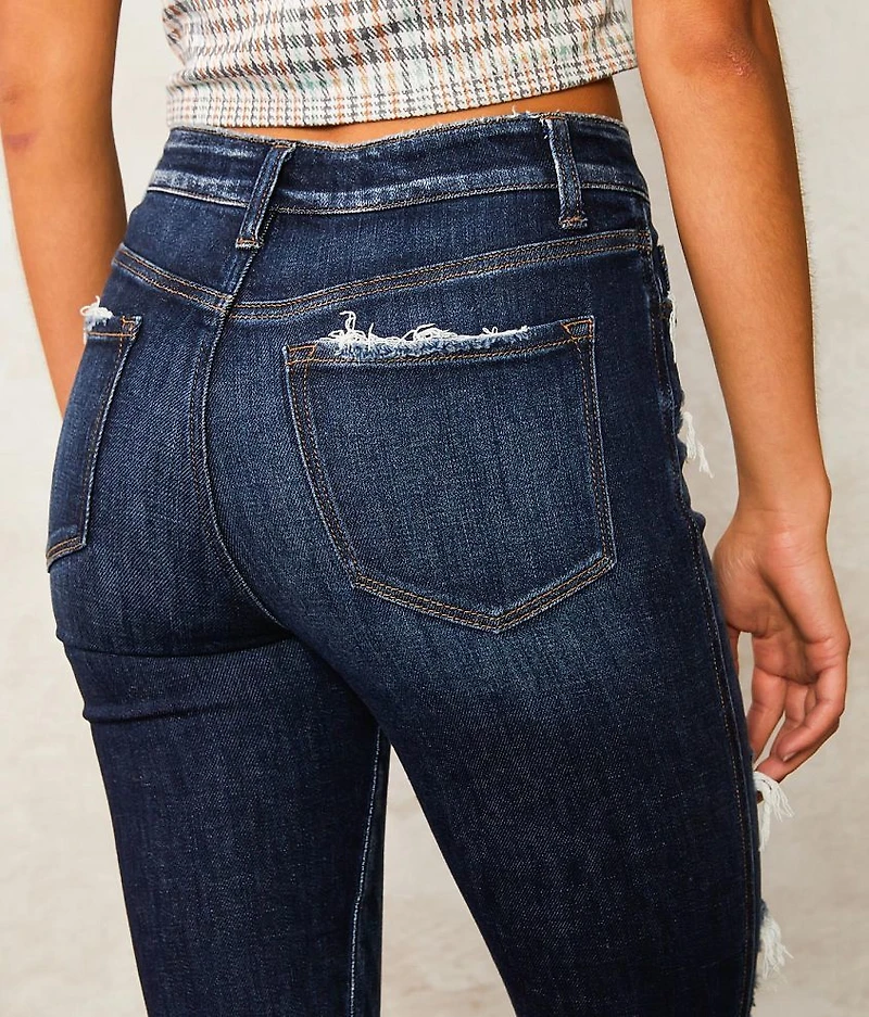 Mid-Rise Skinny Stretch Jean