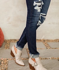 Mid-Rise Skinny Stretch Jean