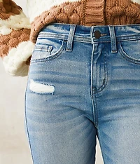 High Rise Ankle Skinny Stretch Jean