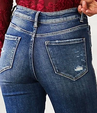 High Rise Slim Straight Stretch Jean