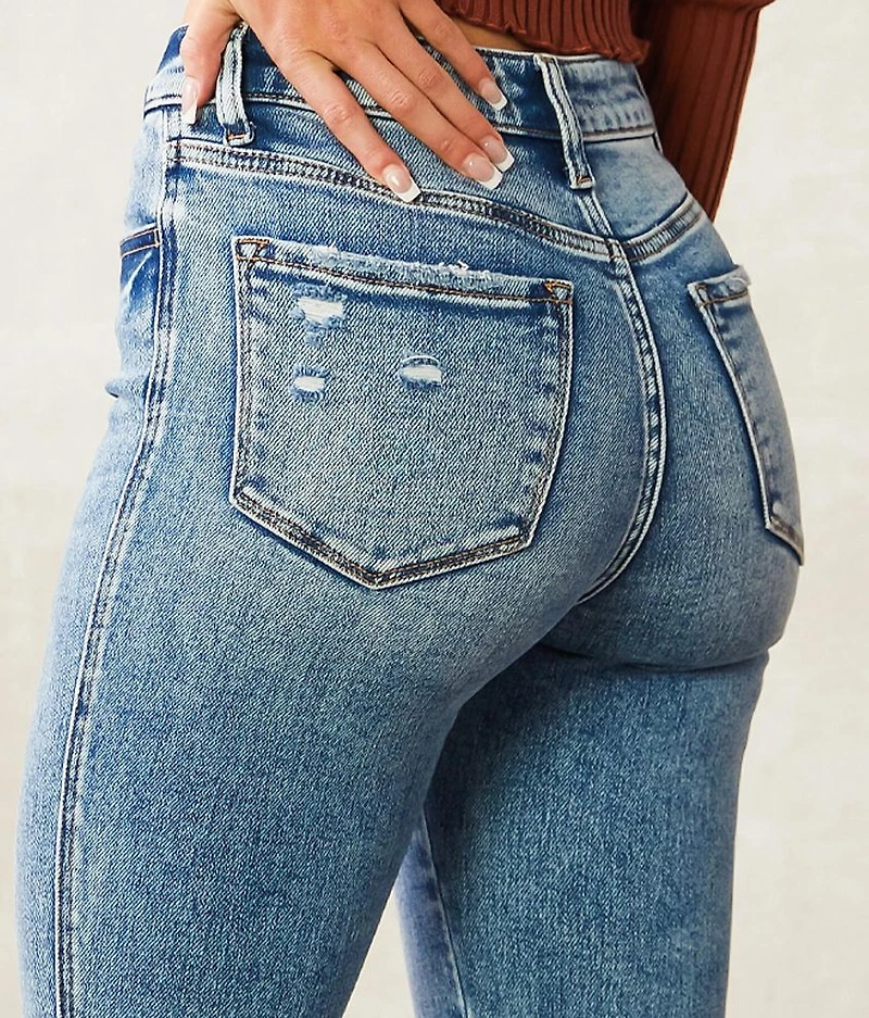 High Rise Super Flare Stretch Jean
