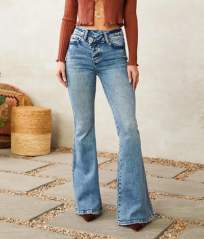 High Rise Super Flare Stretch Jean