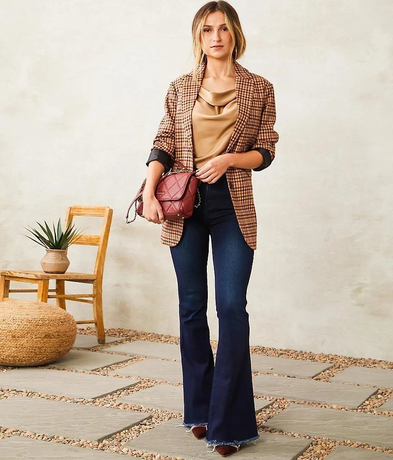 High Rise Flare Stretch Jean