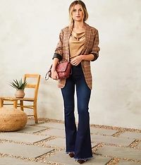 High Rise Flare Stretch Jean